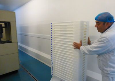 Hygienic Wall in fish processing plant